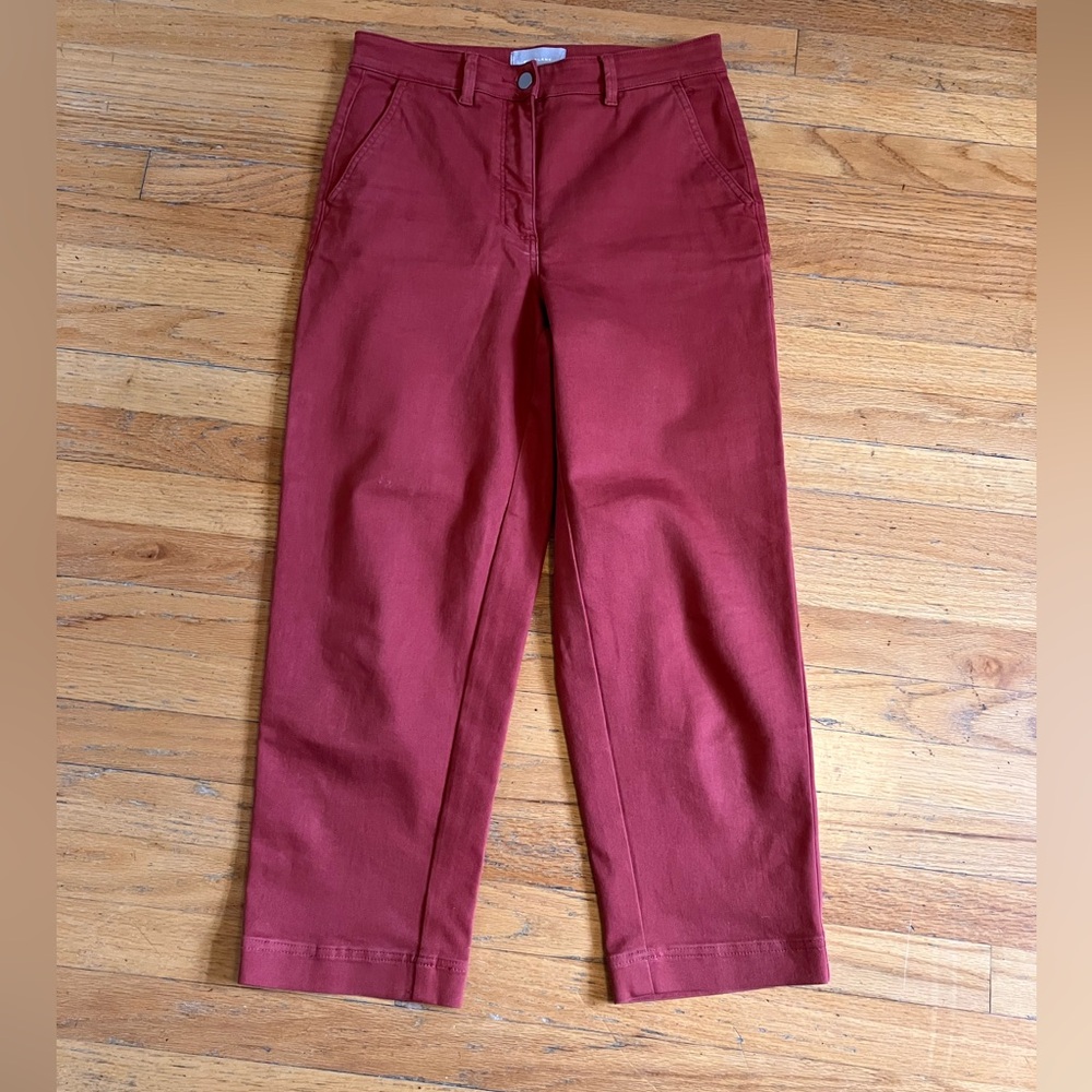 Everlane wide leg cropped pant